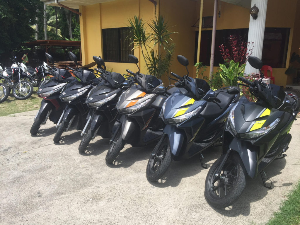 Best scooter rental in Bohol - rent a motorcycle in Bohol
